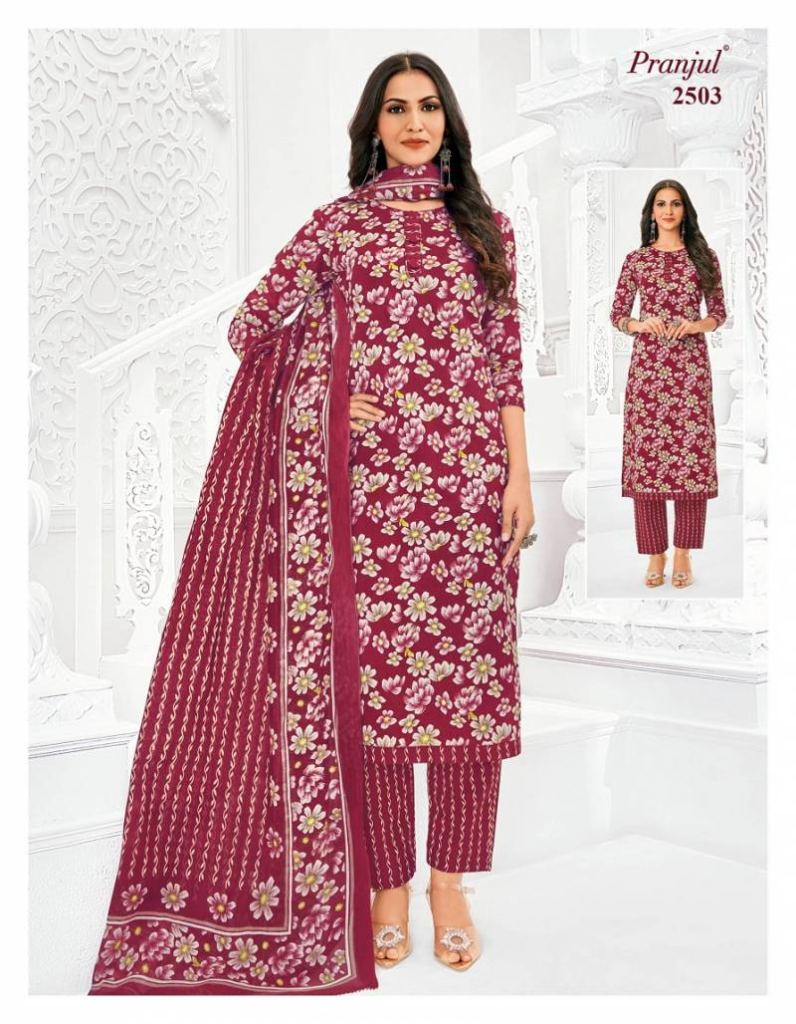 Pranjul Priyanka Vol 25 Printed Fancy Dress Material