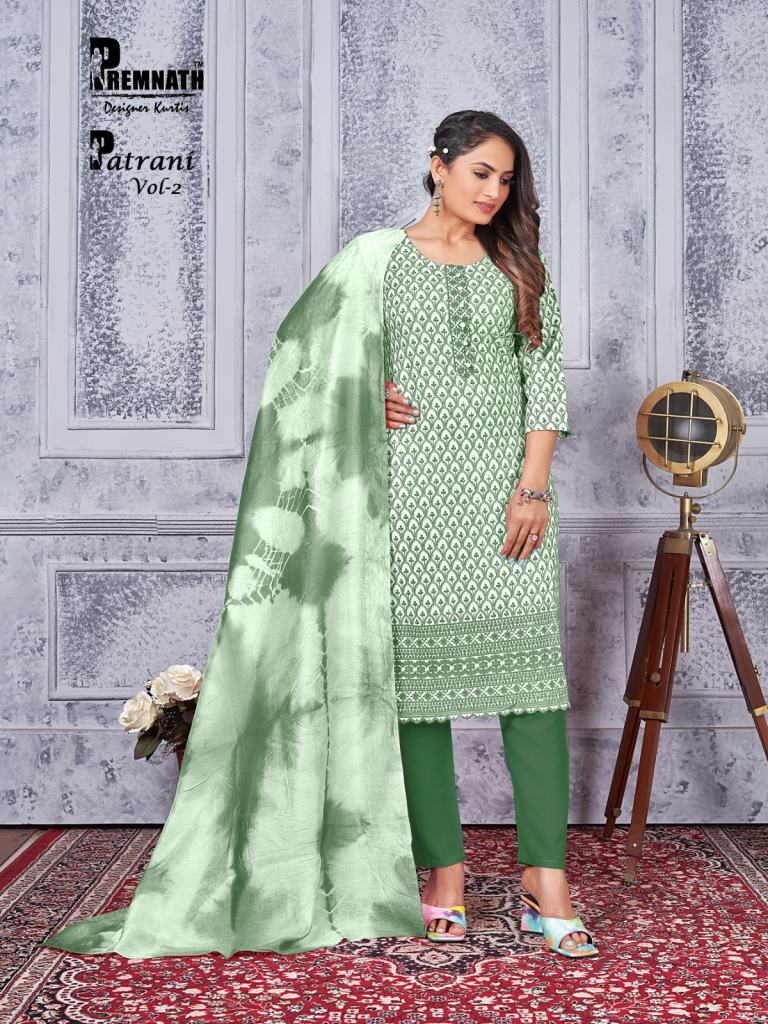 Premnath Patrani Vol 2 Fancy Kurti With Bottom Dupatta Collection