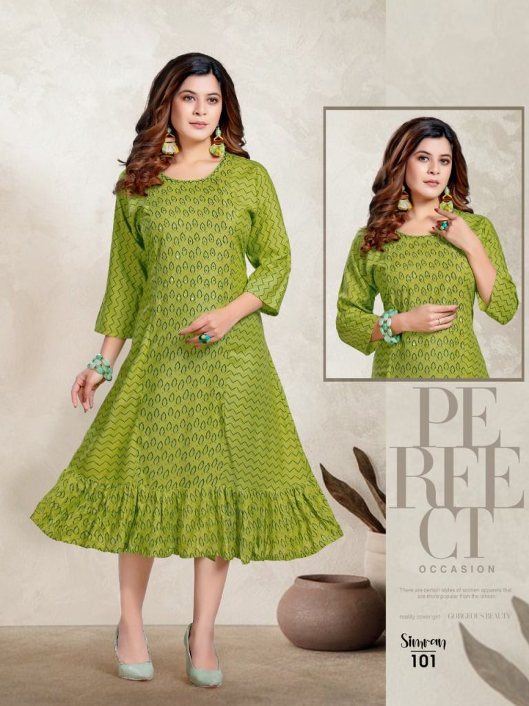 Premnath Simran Anarkali Kurti catalog 