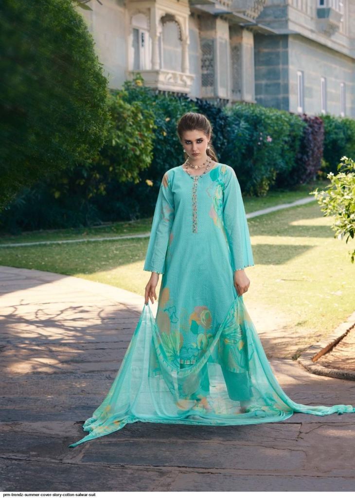 Prm Summer Cover Story With Fancy Work Salwar Kameez