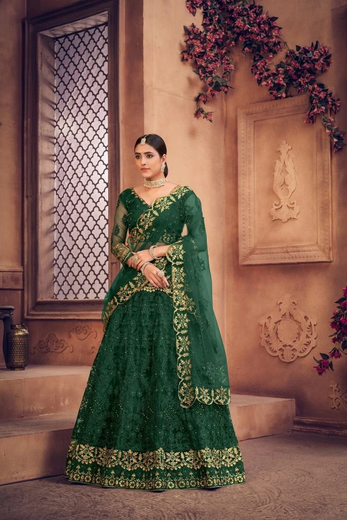 Prt 10894 Unique Wedding Wear Lehenga Cholis