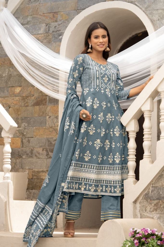 Psyna Pehnava Vol 4 Fancy Kurti With Bottom Dupatta Collection