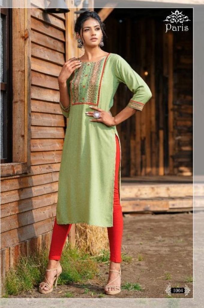 Psyna  presents Paris Casual Wear Kurti Collection