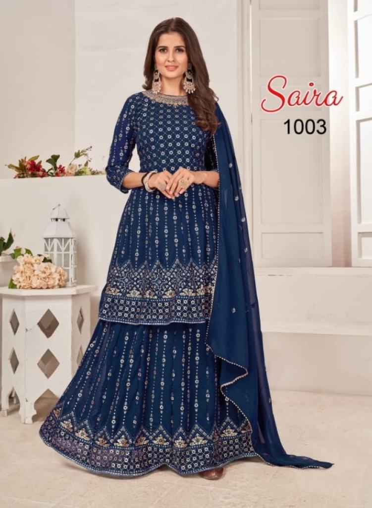 R Saira Wedding Wear Designer Embroidery Suit Collection