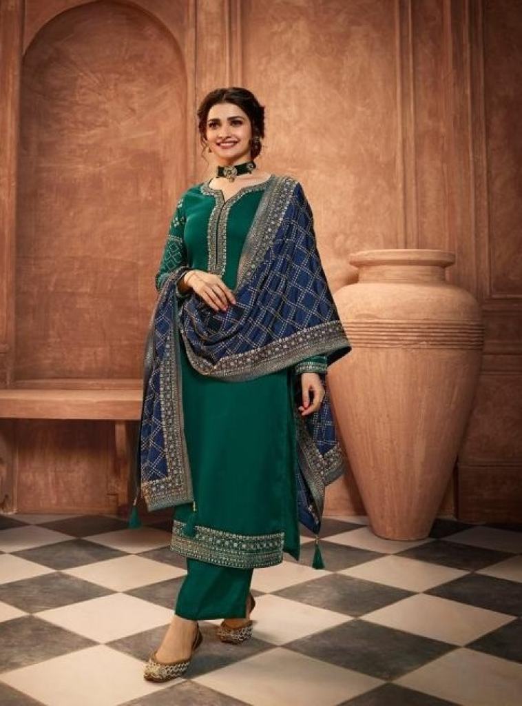 R Season Georgette Embroidery Salwar Suits Collection 