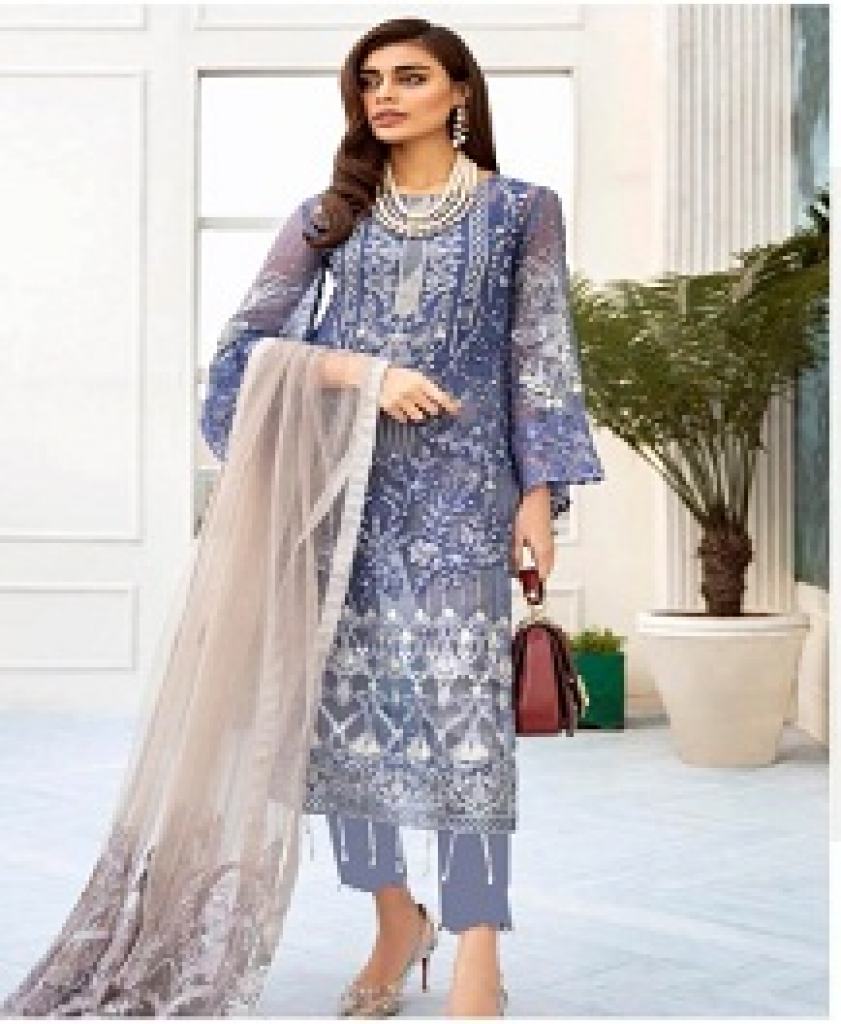 RAMSHA R173 TO 176 HEAVY EMBROIDERED DESIGNER