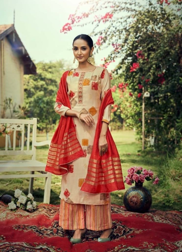 RK Gold  Riwayat catalog Viscose Chanderi Buy Ladies Dress Materials