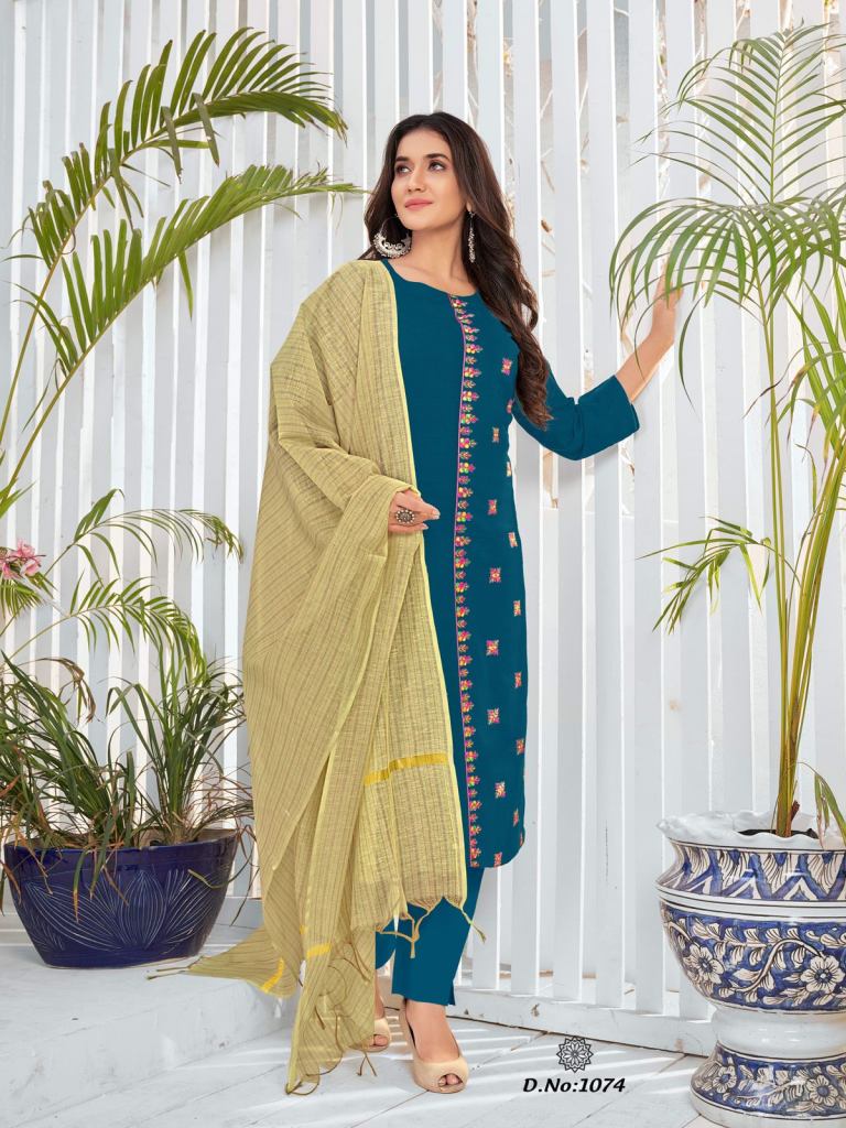 Pure Banarasi Georgette Dupatta Suit | Ethnic Georgette Suit - Kalasheel