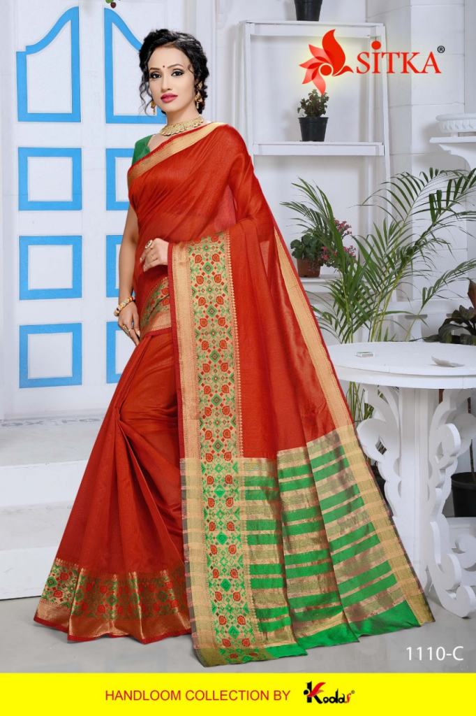 Sitka Present Ruhaab 1110 sarees catalogue