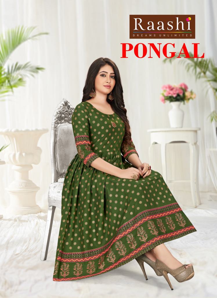 Raashi presents Pongal casual wear Kurti collection