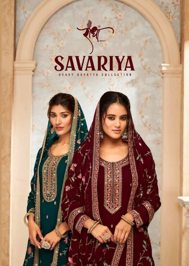 Radha Savariya Real Georgette Embroidery Salwar Suits