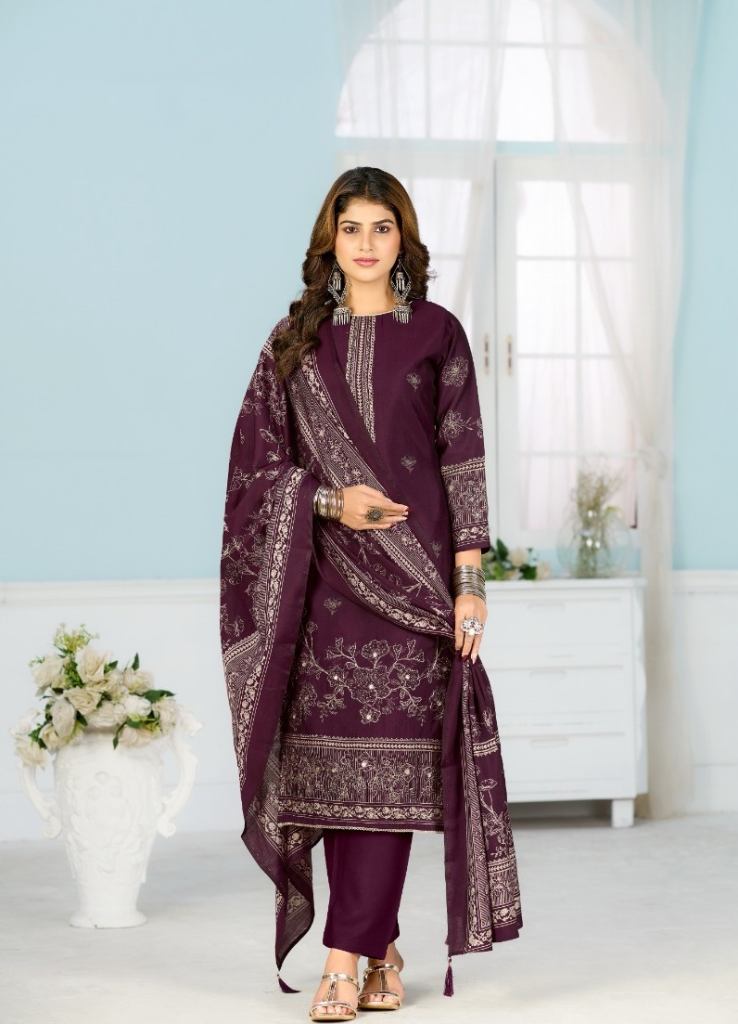 Radhika Azara Beauty Silk Vol 7 Printed Dress Material