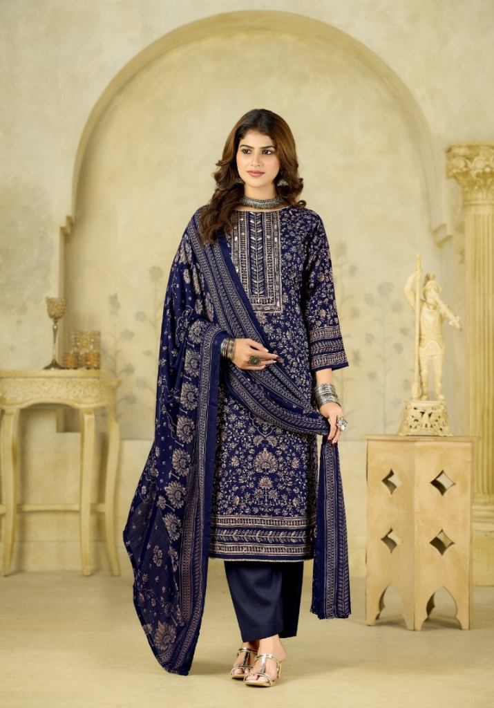 Radhika Azara Firoza Vol 3 Printed Dress Material