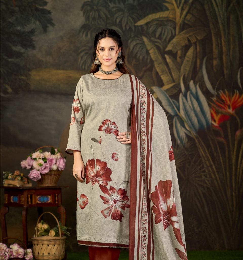 Radhika Azara Kayka 230 A To D Print Hand Worked Salwar Kameez