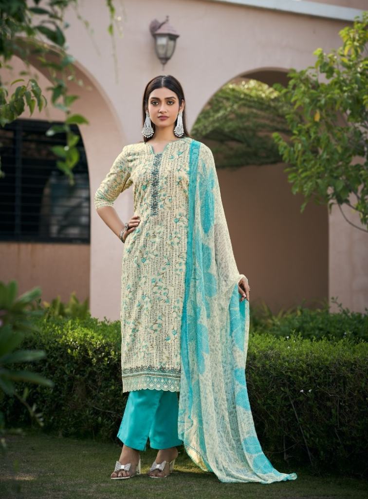 Radhika Azara Naira Exclusive Designer Dress Materials Collection 