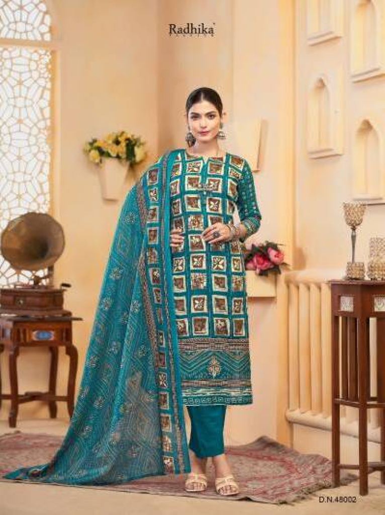 Radhika Azara Shirin Printed Dress Material