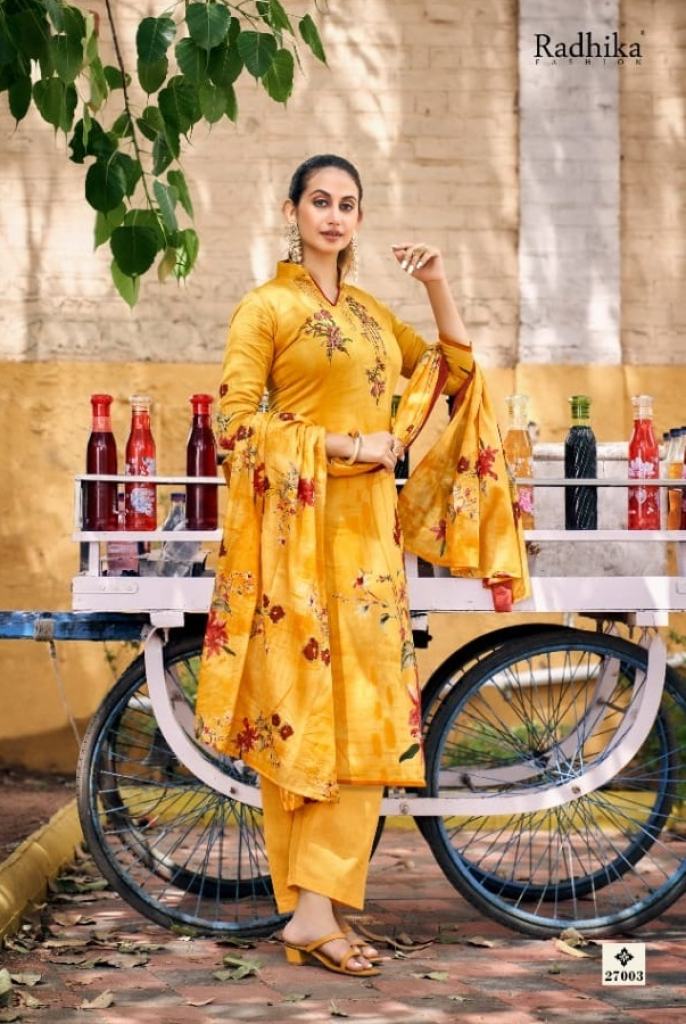 Radhika Noor Jam Cotton Designer Dress Material Wholesale collection
