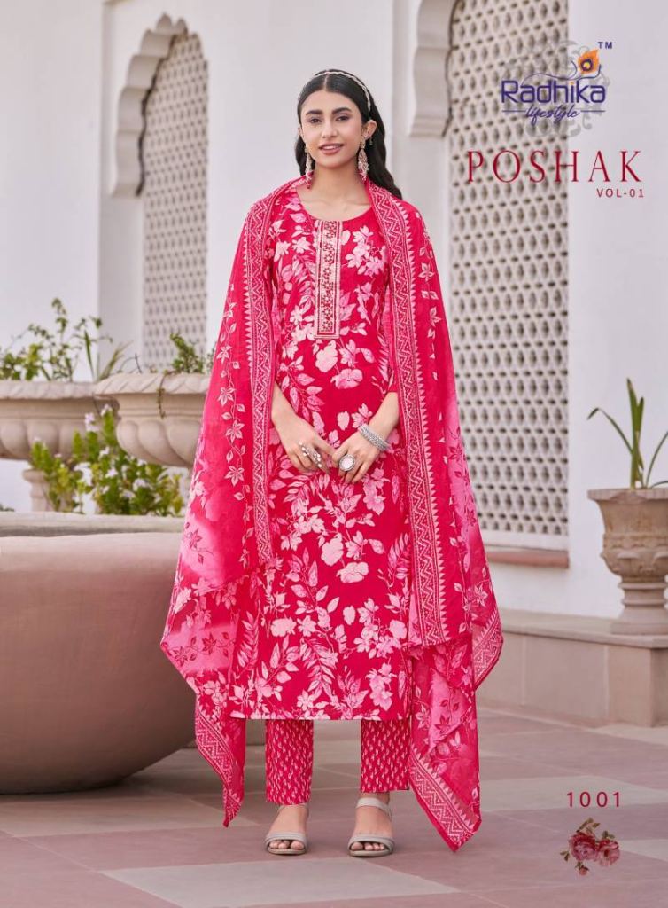 Radhika Poshak Vol 1 Printed Readymade dress material