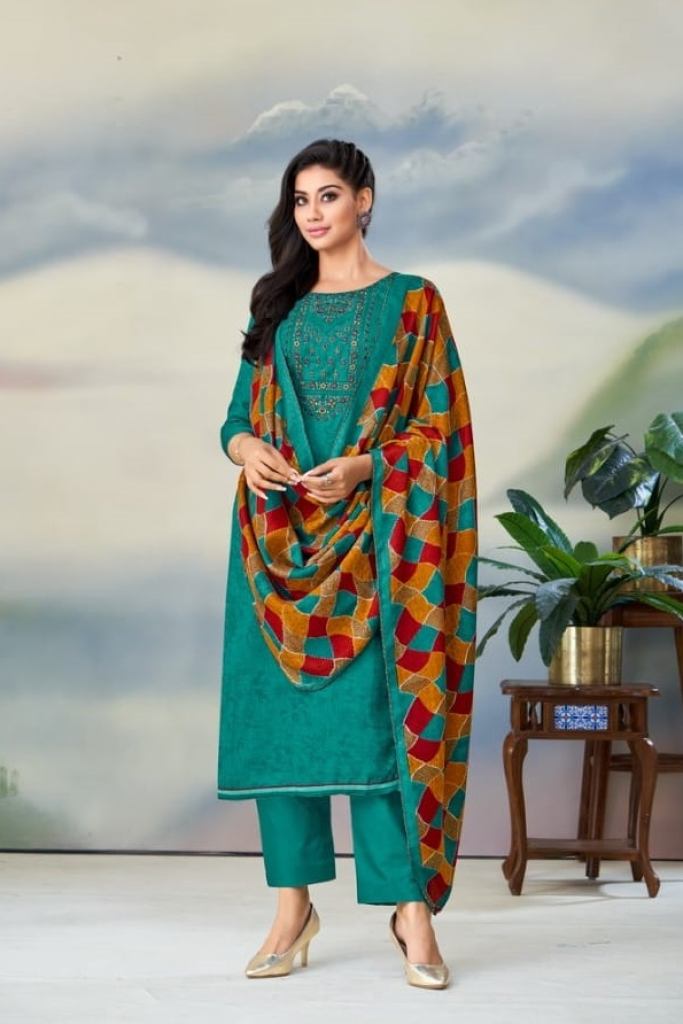 Radhika Sumyra Gulnaaz Winter  Pashmina Dress Materials Catalog