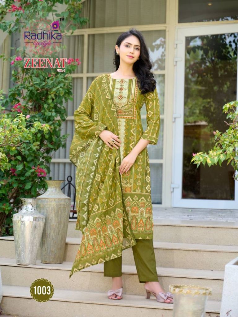 Radhika Zeenat Vol 1 Digital Printed Kurti