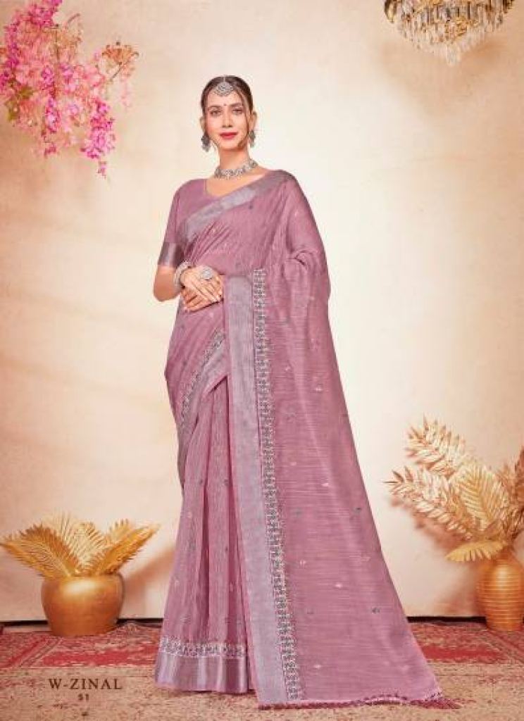 Rajguru Zinal Cotton Fancy Saree