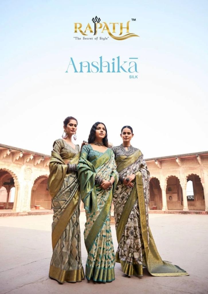 Rajpath Anshika Silk Handloom Weaving Saree Collection