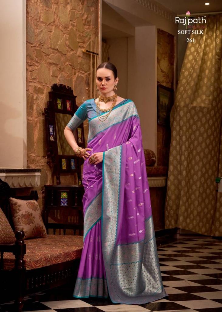 Rajpath Gatha Soft Silk Designer Saree