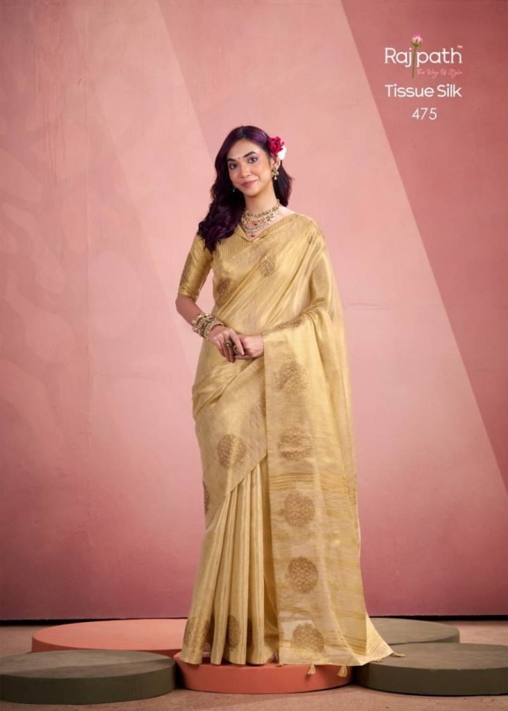 Rajpath Mini Weaving Fancy Saree