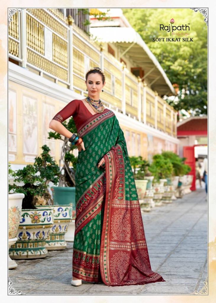 Rajpath Taj Mahal Vol 2 Soft Ikkat Saree