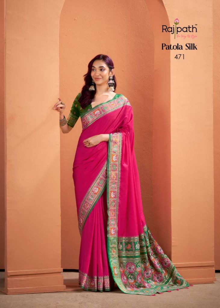 Rajpath Vrundavn Silk Fancy Saree