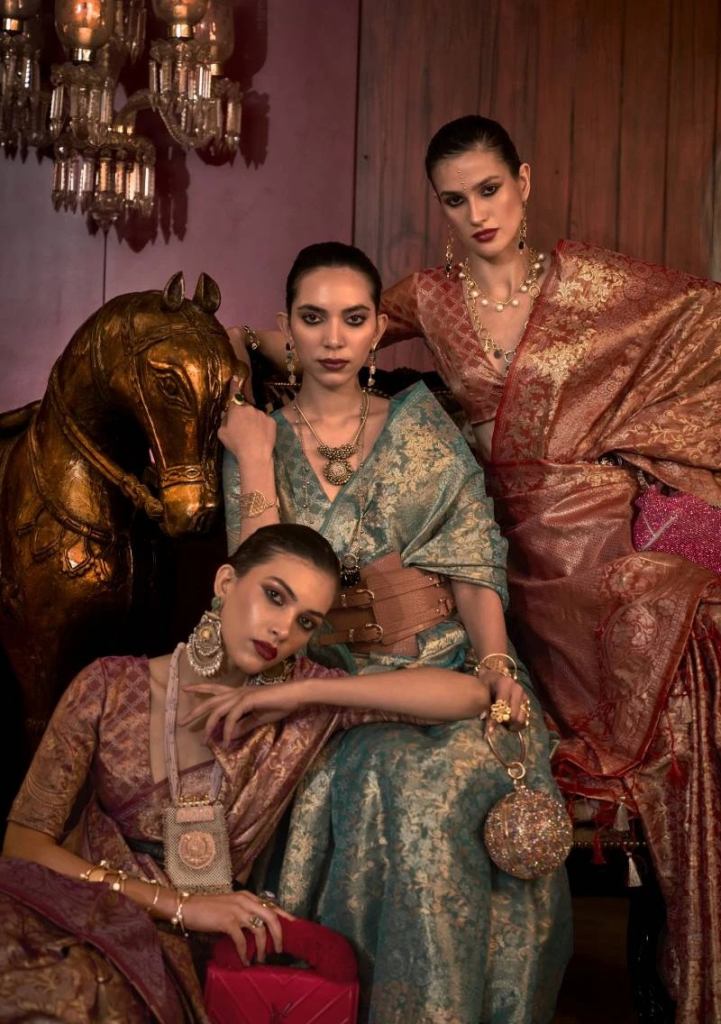 Rajtex Kalkatti Silk Handloom Weaving Saree Collection