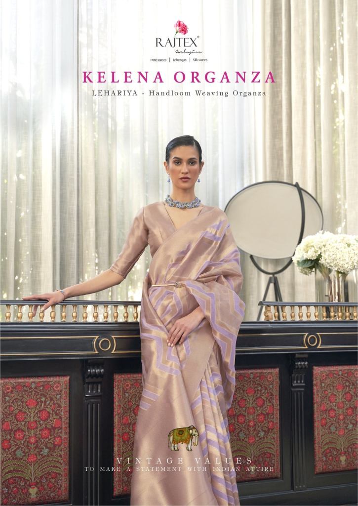 Rajtex Kelena Organza Handloom Organza Saree Collection