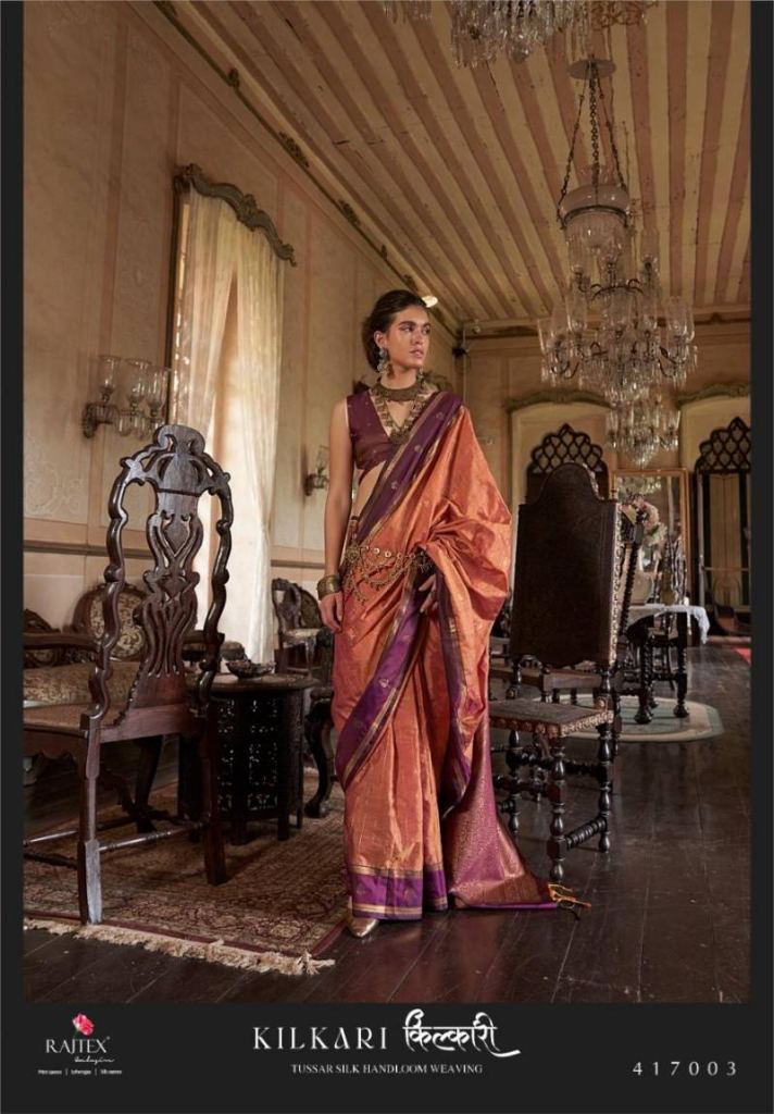 Rajtex Kilkari Weaving Fancy Saree