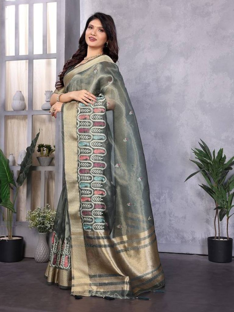 Rajwadi 01 Festive Wear Printed Saree