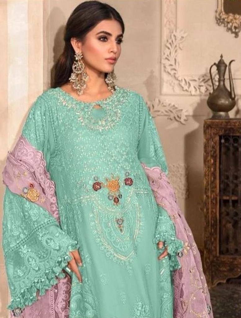 Ramsha R 1092 Georgette Ready-Made Pakistani Suits
