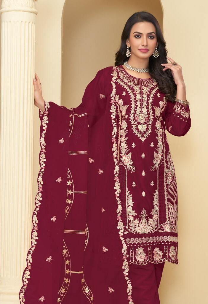 Ramsha R 1193 E To H Ready Made Wholesale pakistani salwar kameez