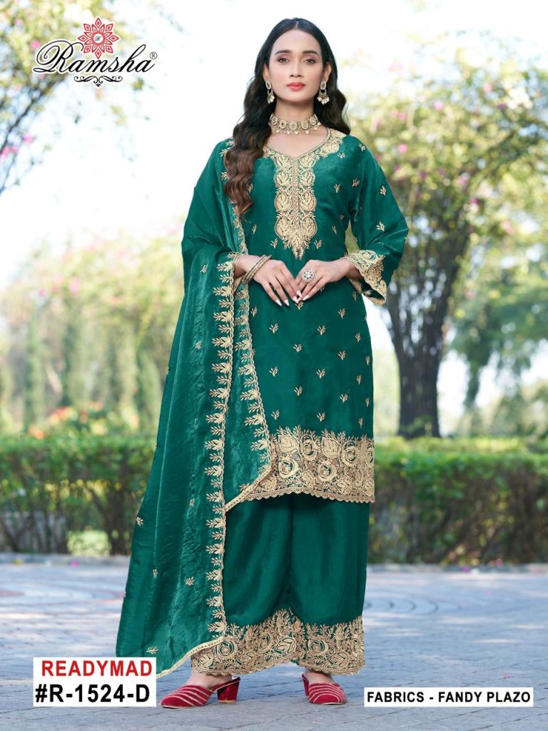 Ramsha R 1524 A To D Embroidered Salwar Kameez