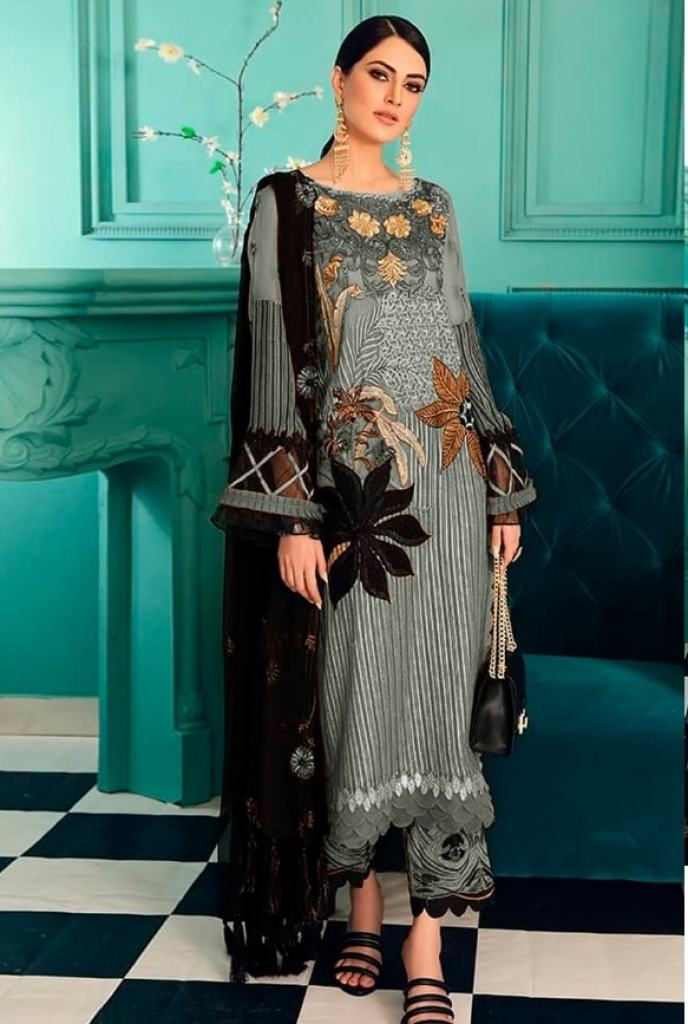 Ramsha R 270 Nx Heavy Embroidery Pakistani Salwar Suits Collection
