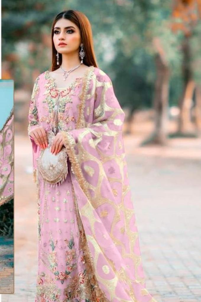 Ramsha R 276 Nx Georgette Wear Pakistani Salwar suits catalog 