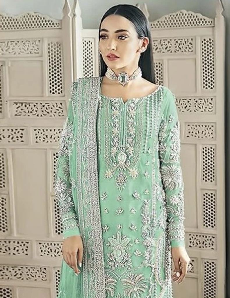 Ramsha R 601 Nx Georgette Pakistani Salwar Kameez