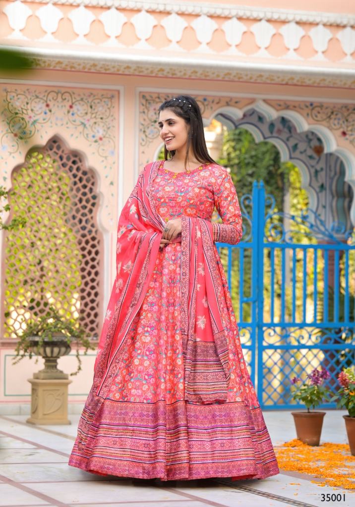 Ramya 01 Gown With Dupatta