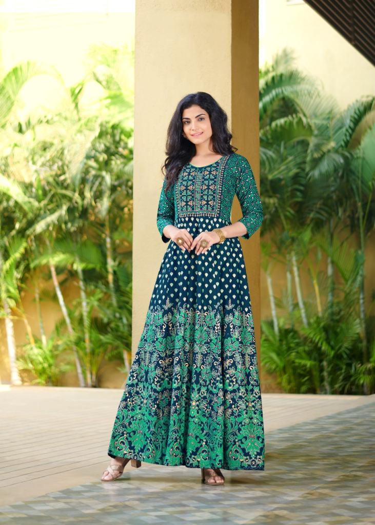 RUBAISH DAZZLING VOL 6 KURTIS WHOLESALER - Pehnava Fashion Mart