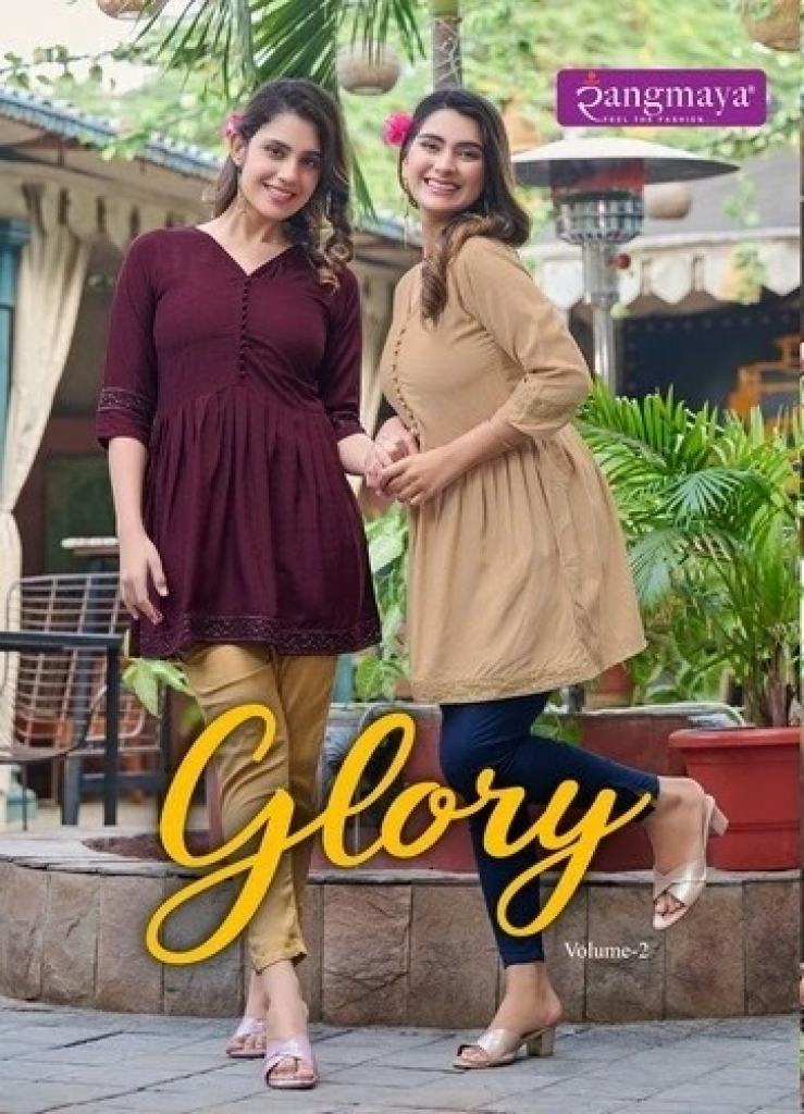 Rangmaya Glory Vol 2 Fancy Short Tops Collection