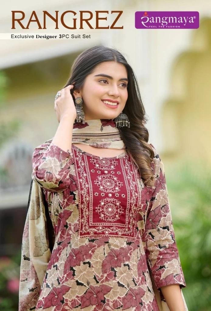 Rangmaya Rangrez Trending Wear Kurti Set