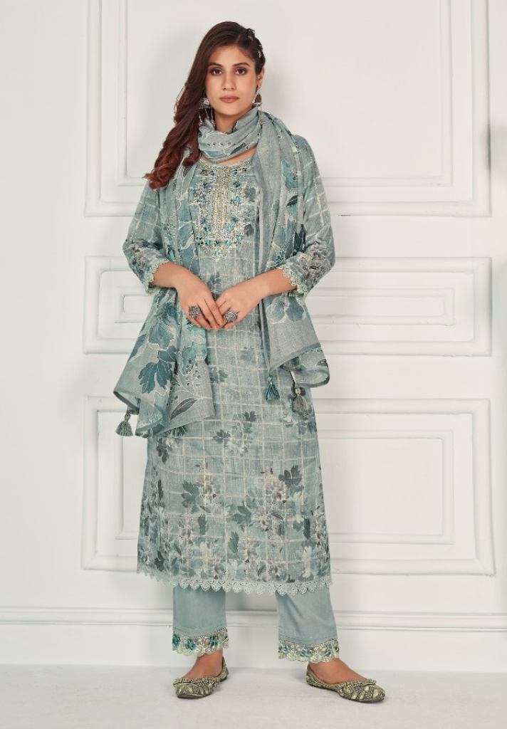 Rangoon Aarzoo Stylish Designer Kurti With Bottom Dupatta