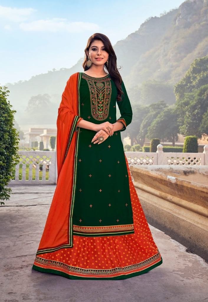 Rangoon Apsara  vol 7 Rayon Embroidery Exclusive Ready Made 
