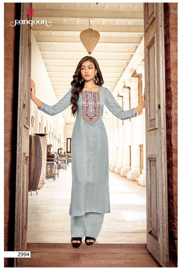 Rangoon Classic vol 2 Designer Cotton Embroidery Kurti catalog 