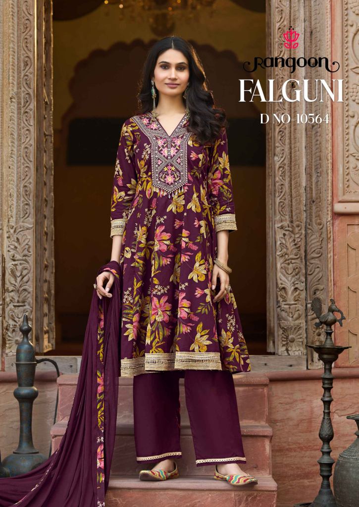 Rangoon Falguni Worked Salwar Kameez