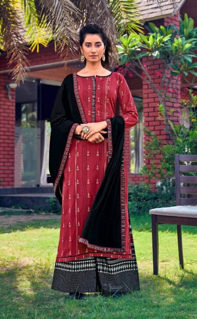 Rangoon High Up Catalog Fancy Wear Cotton Embroidery Readymade Top Bottom With Dupatta