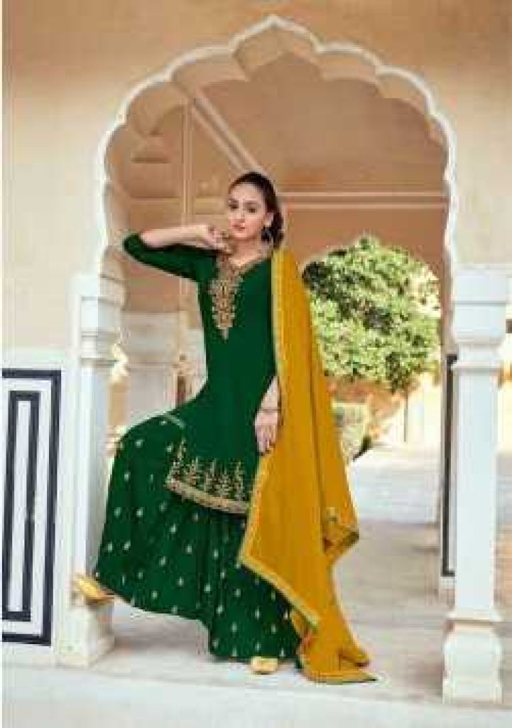 Rangoon Nazakat Silk Festive Wear Ready Made Catalog